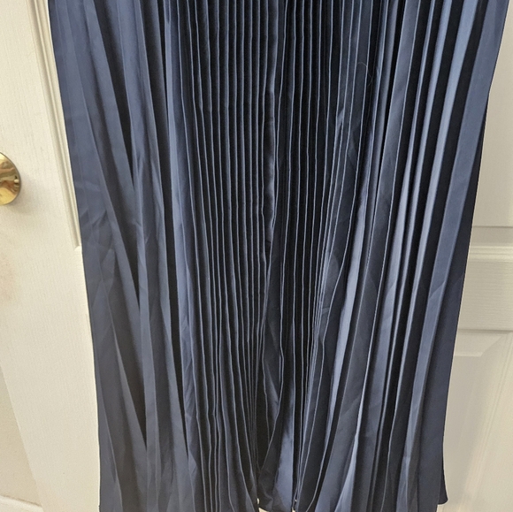 Mac Duggal PLEATED CAPLET T-LENGTH DRESS 49638, Size  18 Navy NWT - Picture 10 of 16